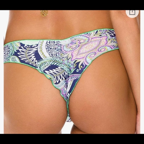 NWT**Luli Fama 3 pc Matching Set- coverup and bikini - Picture 3 of 13